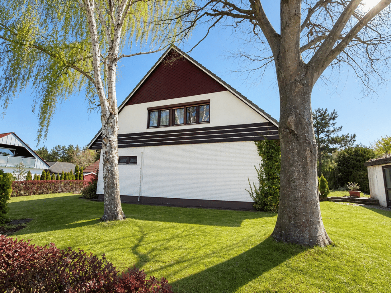 Nordansicht des Hauses