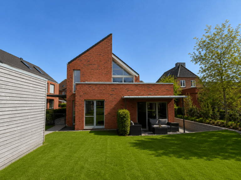 Gartenansicht des Hauses