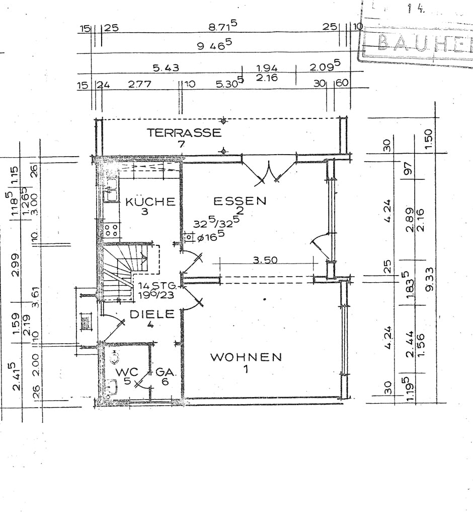 Grundriss Erdgeschoss