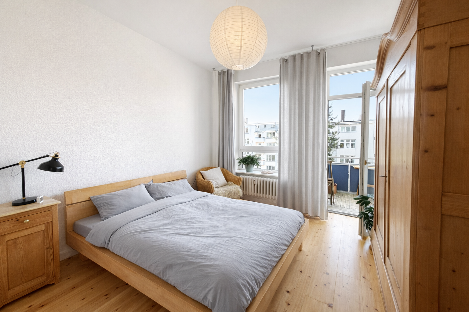 Zimmer 3 mit Balkonzugang Zimmer 3 mit Balkonzugang