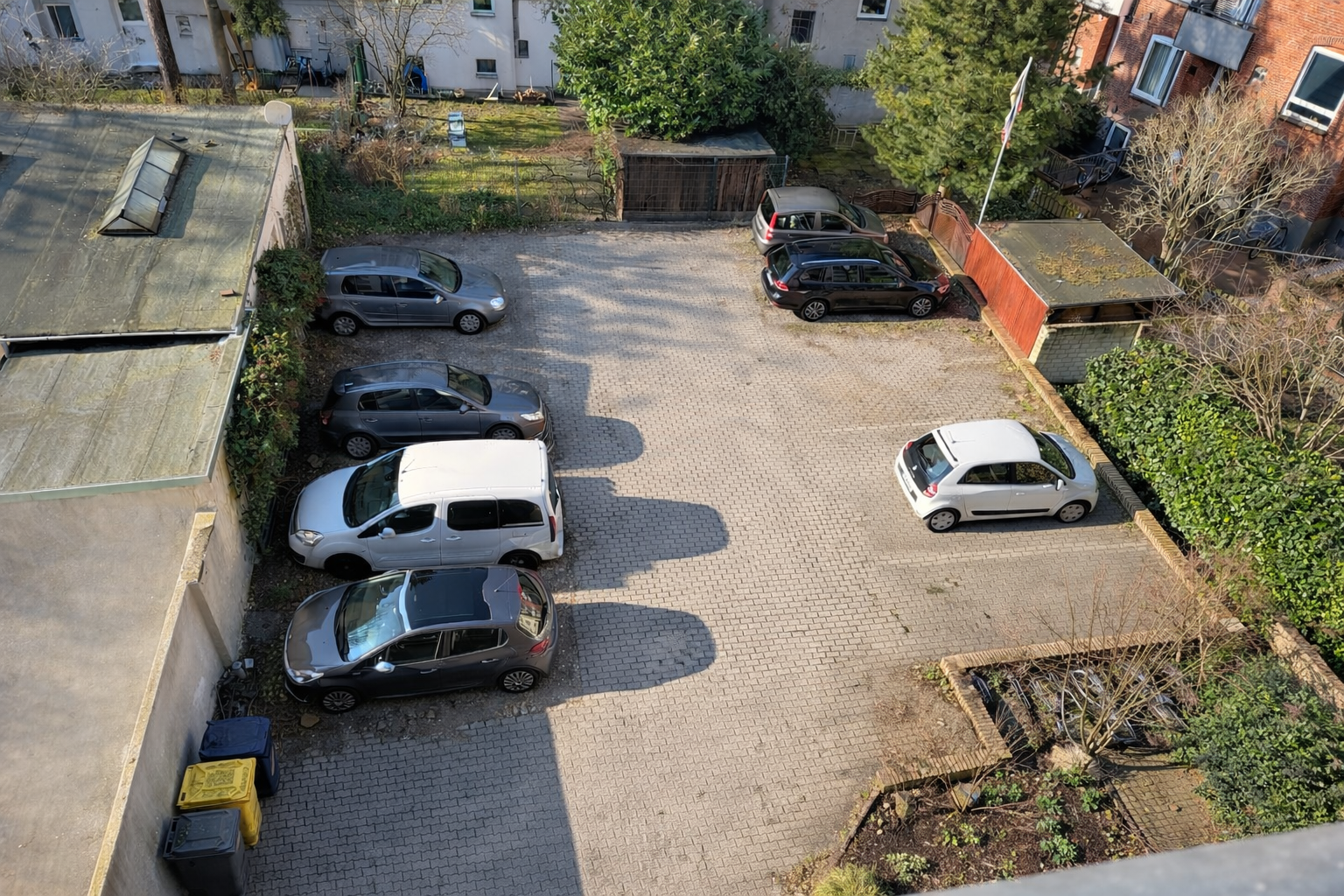Blick auf den Hinterhof Blick auf den Hinterhof