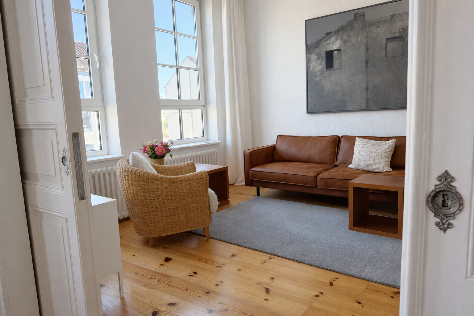 Schiebetür Zimmer 1 in Zimmer 2 Schiebetür Zimmer 1 in Zimmer 2