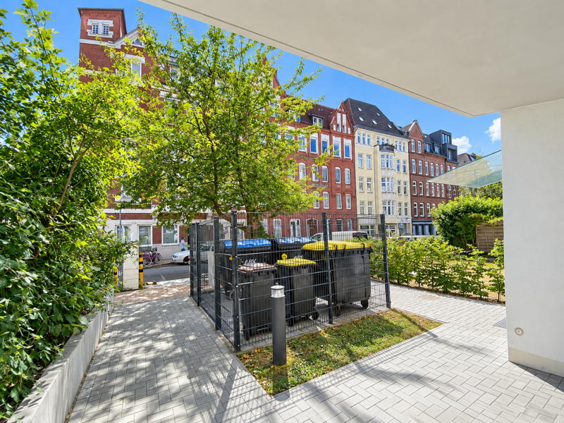 Blick zur Sternstraße Blick zur Sternstraße